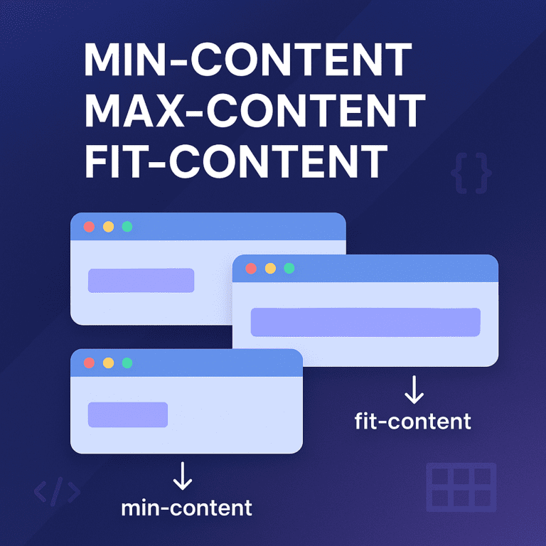 Difference between min-content, max-content, and fit-content 